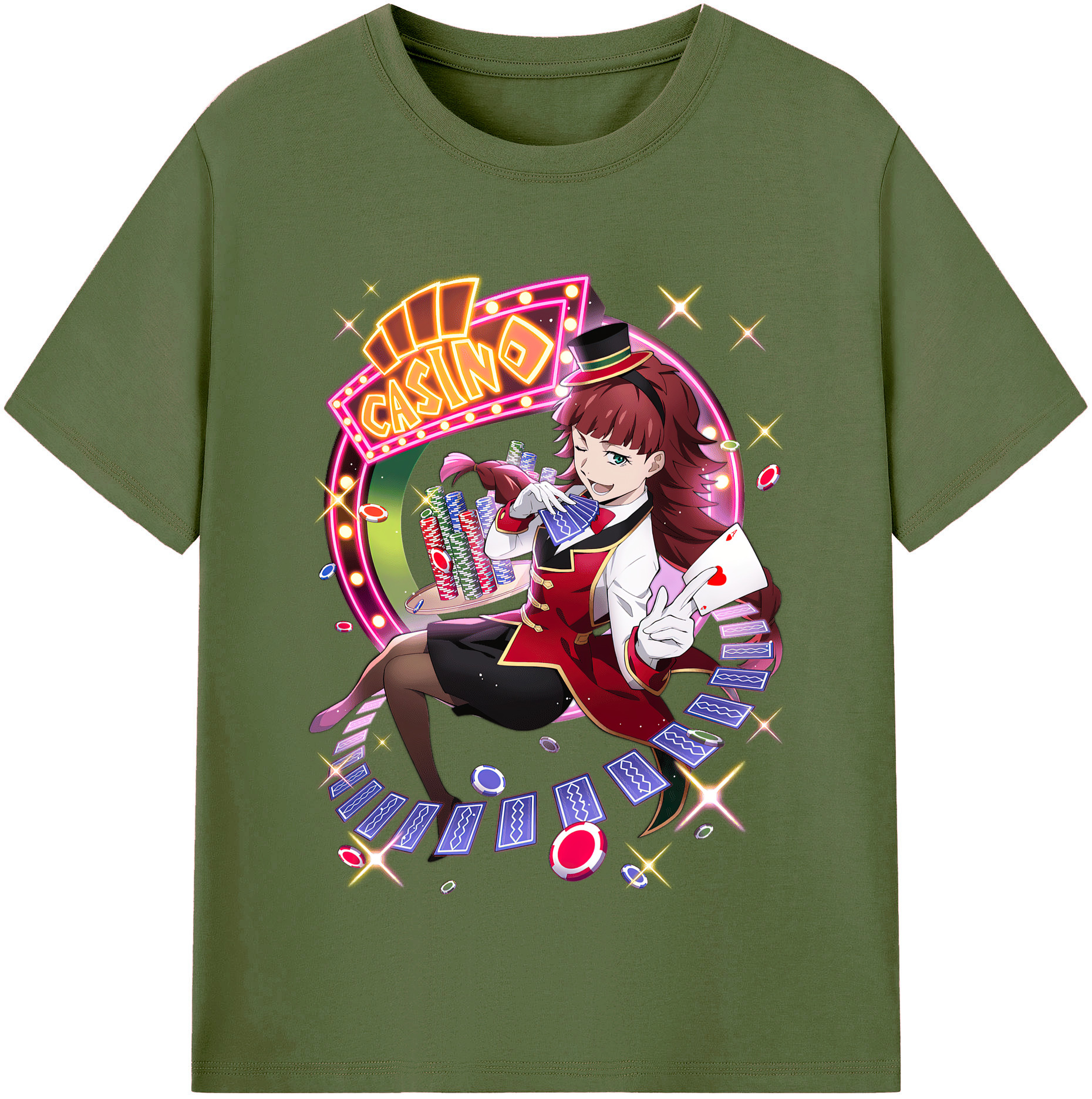 （画像用） 文豪ストレイドッグス Bungo Stray Dogs 綿100％半袖Tシャツ（フロントプリント）